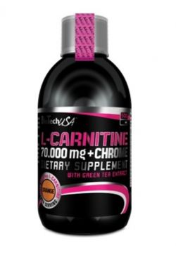 Жиросжигатель Biotech L-Carnitine 70.000 mg+Chrome 0,5л