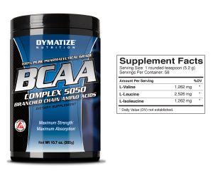 Аминокислоты Dymatize Nutrition BCAA Complex 5050 300 г