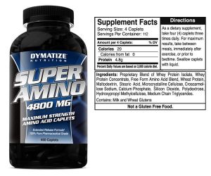 Аминокислоты Dymatize Nutrition Super Amino 4800 450 таблеток