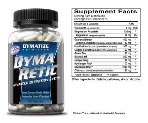 Диуретик Dymatize Nutrition Dyma Retic 90 капсул