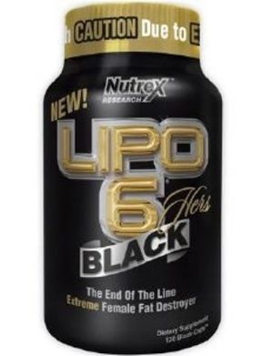 Жиросжигатель Nutrex Research Lipo-6 Black Hers 120 капсул