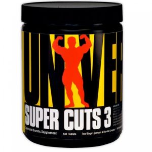Жиросжигающий продукт состоящий из натуральных компонентов Universal Nutrition Super Cuts 3 130 таблеток