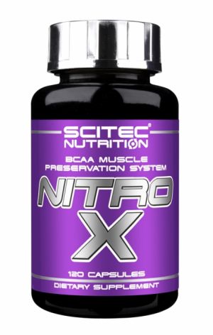 Аминокислоты BCAA Scitec Nutrition Nitro-X 120 капсул