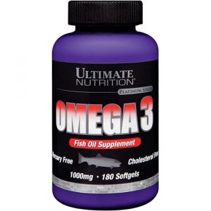 Жирные кислоты Ultimate Nutrition Omega 3 180 капсул