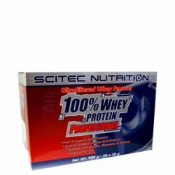 Протеин Scitec Nutrition 100% Whey Protein Professional 30 пакетов по 30 г
