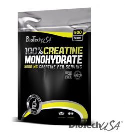 Креатин моногидрат Biotech 100% Creatine Monohydrate в пакете 0,5 кг