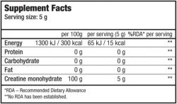 Креатин моногидрат Biotech 100% Creatine Monohydrate в пакете 0,5 кг