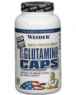 Аминокислоты Weider L-Glutamine Caps 160 капсул