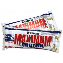 Белково-углеводный батончик Weider 42% Maximum Level Protein bar