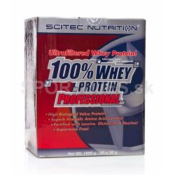 Сывороточный протеин Scitec 100% Whey Protein Professional 60 пакетов по 30 грамм