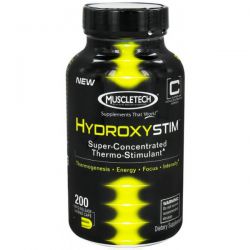 Жиросжигатель MuscleTech Hydroxy Stim  no yohimbe 200 капсул