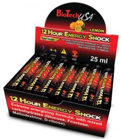 Энергетик BioTech 12 Hour Energy Shock 20 ампул по 25 мл