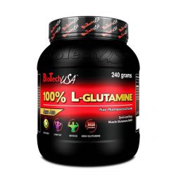 Глютамин BioTech 100% L-Glutamine 240 грамм
