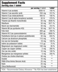 Витамины и минералы BioTech Vitabolic 30 таблеток