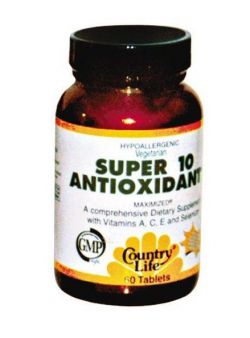 Витамины и минералы Country Life Super 10 Antioxidant 60 таблеток