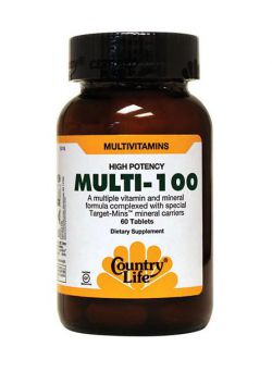 Витамины и минералы Country Life Multi-100 60 таблеток