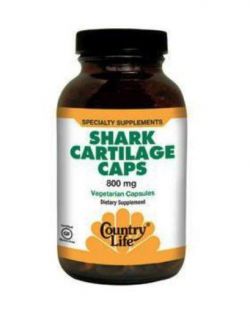 Для суставов и связок Country Life Shark Cartilage 50 капсул