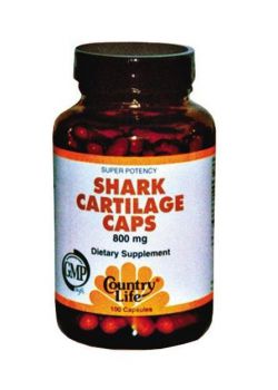 Для суставов и связок Country Life Shark Cartilage 100 капсул