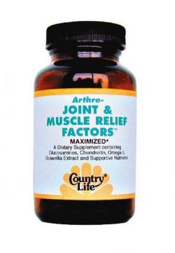 Для суставов и связок Country Life Joint and Muscle Relief Factors 60 капсул