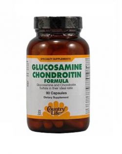 Для суставов и связок Country Life Glucosamine-Chondroitin Formula 90 капсул