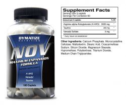 Стимулятор Dymatize NOV Maximum Expansion 180 капсул