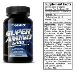 Аминокислоты Dymatize Nutrition Super Amino (Супер Амино) 6000 180 таблеток