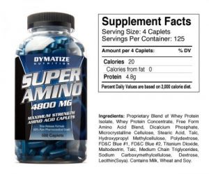 Аминокислоты Dymatize Super Amino 4800