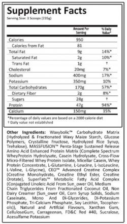 Гейнер Nutrabolics Mass Fusion 7250 грамм