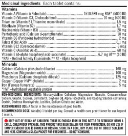 Витамины и минералы PVL Multi Maxx 60 таблеток