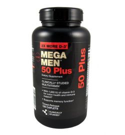 Витамины и минералы GNC Mega Men 50 Plus 120 таблеток