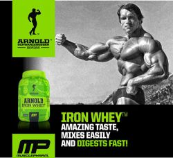 Сывороточный протеин Muscle Pharm Arnold Series Iron Whey 2270 грамм