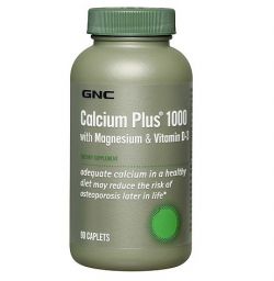 Витамины и минералы GNC Calcium Plus 1000 with Magnesium & Vitamin D-3 90 капсул