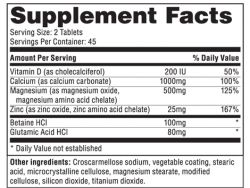 Витамины и минералы Form Labs Cal-Mag-Zinc+Vitamin D 90 таблеток