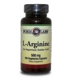 Аргинин Form Labs L-Arginine 500 мг 100 капсул