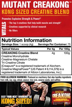 Креатин PVL Mutant Creakong 300 грамм