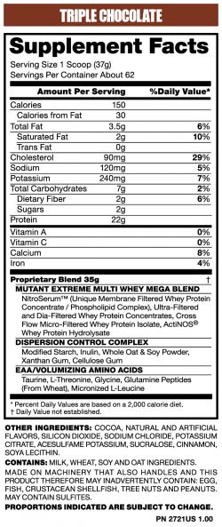 Протеин PVL Mutant Whey 908 грамм