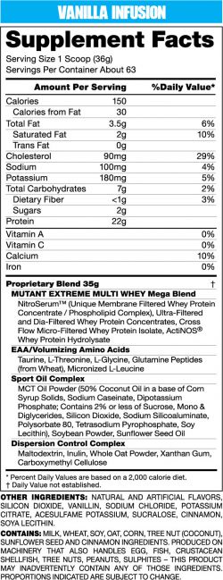 Протеин PVL Mutant Whey 4500 грамм