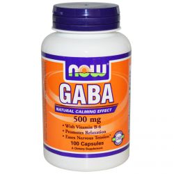 Аминокислота NOW GABA 500 100 капсул