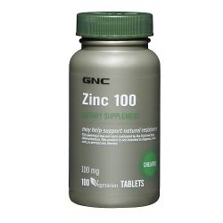 Цинк GNC Zinc 100 100 таблеток