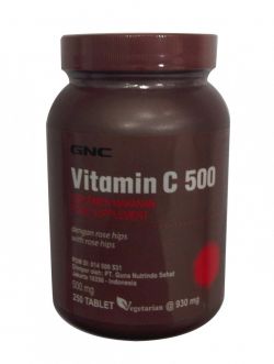 Витамины GNC Vit C 500 Rose Hips 250 таблеток