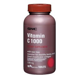 Витамины GNC Vit C 1000 Rose Hips 100 таблеток