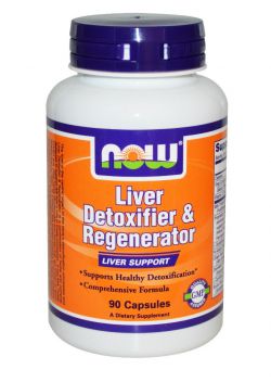 Антиоксидант и Иммуномодулятор NOW Liver Detoxifier & Regenerator 90 капсул