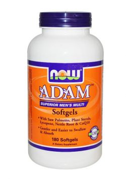 Витамины и минералы NOW Adam 180 softgels капсул