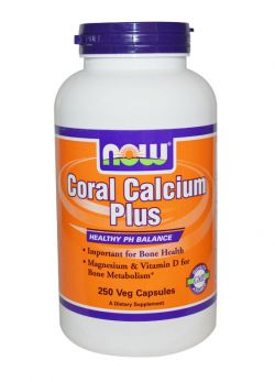 Витамины и минералы NOW Coral Calcium Plus 100 vegetable капсул