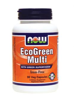 Витамины и минералы NOW EcoGreen Multi 90 капсул