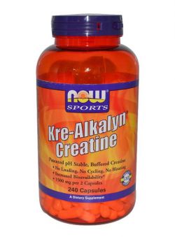 Креатин NOW Kre-Alkalyn Creatine 240 капсул