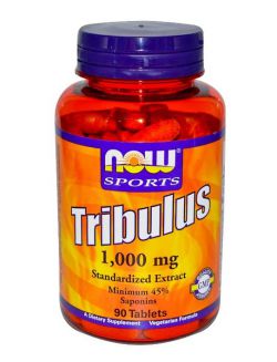Повышающий тестостерон NOW Tribulus 1000 мг 90 таблеток