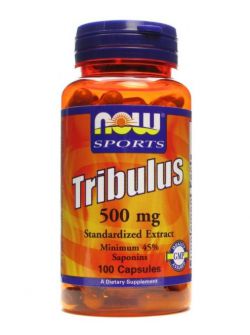 Повышающий тестостерон NOW Tribulus 500 мг 100 капсул