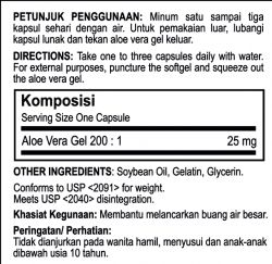 Общетонизирующее средство GNC Aloe Vera Gel 90 капсул