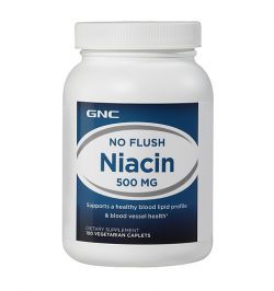 Витамины и минералы GNC Niacin 500 100 таблеток